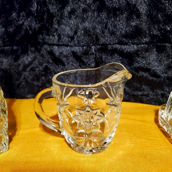 🗝Vtg Anchor Hocking, Star of David & Fan Design Table Service Pieces - Picture 3 of 6